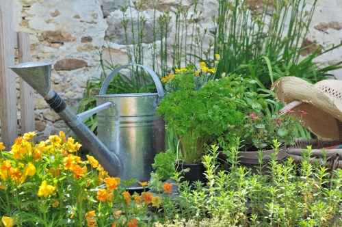 Healthy and vibrant garden plants